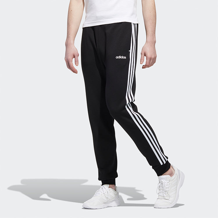 adidas neo M ESNTL 3S TP Bundle Feet Casual Sports Long Pants Black GJ8907