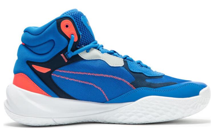PUMA Playmaker Pro Mid Basketball Shoes 'Blue' 377902-08