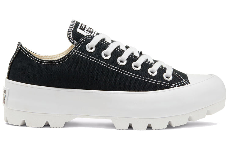 (WMNS) Converse Chuck Taylor All Star Lugged Low 'Black White' 567681C