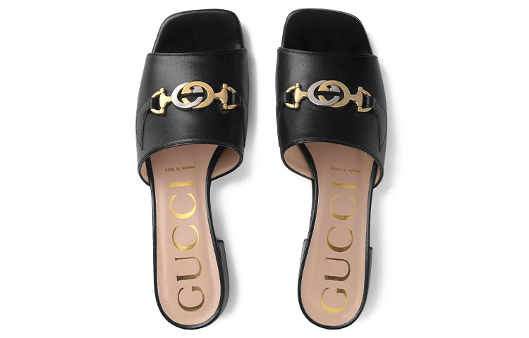 (WMNS) Gucci Zumi Shoe Black 602415-C9D00-1000