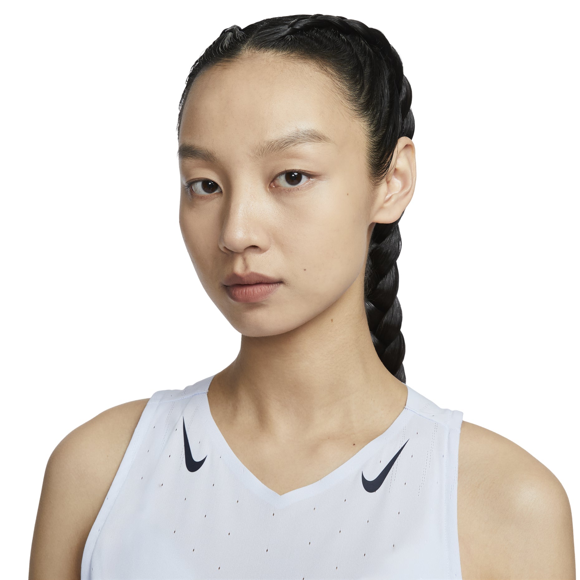 (WMNS) Nike AeroSwift Dri-FIT ADV Running Singlet Asia Sizing 'Football Grey' FN2505-085