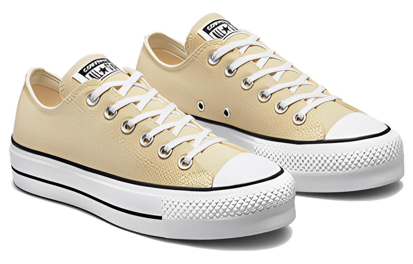 (WMNS) Converse Chuck Taylor All Star Lift Platform Canvas Low 'Oat Milk' A03542C