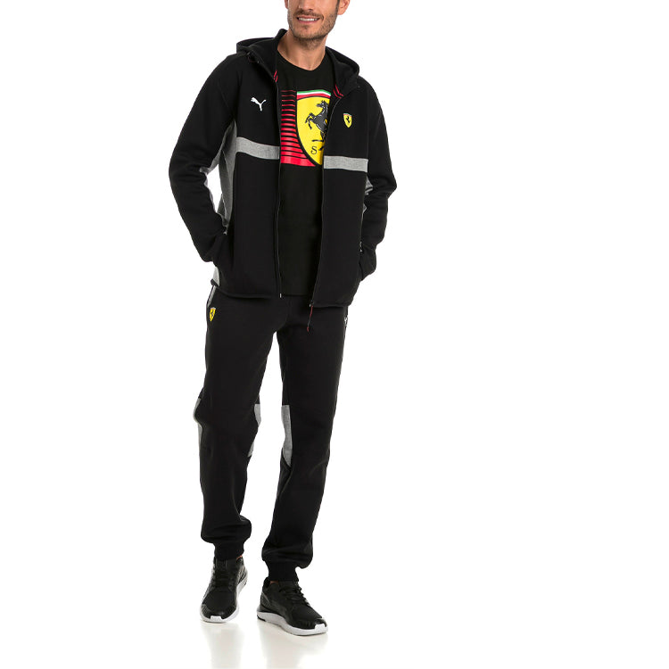 PUMA Scuderia Ferrari Hooded Sweat Jacket 'Black' 576707-02