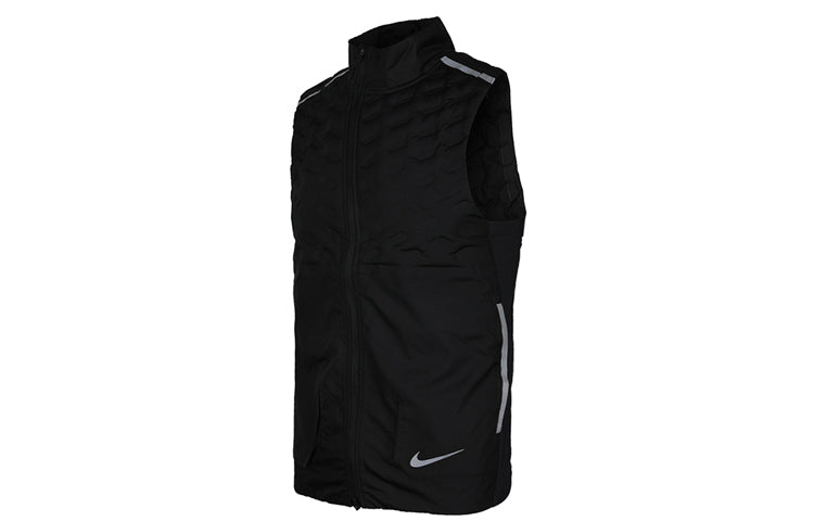 Nike Running Windproof Casual Sports Down Vest Black BV4863-010
