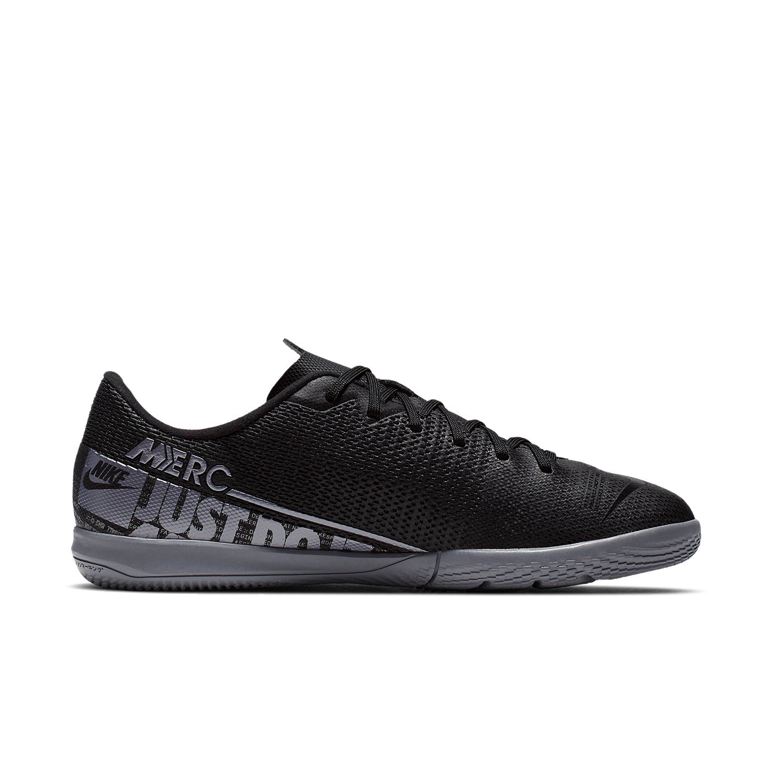 (GS) Nike JR Mercurial Vapor 13 Academy IC 'Black Silver' AT8137-001