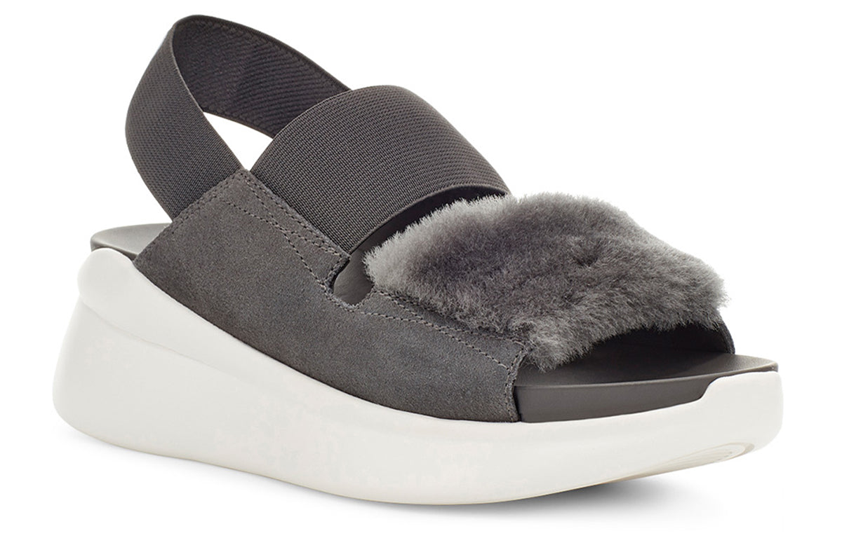 (WMNS) UGG Silverlake Gray Sandals 1101919-CHRC