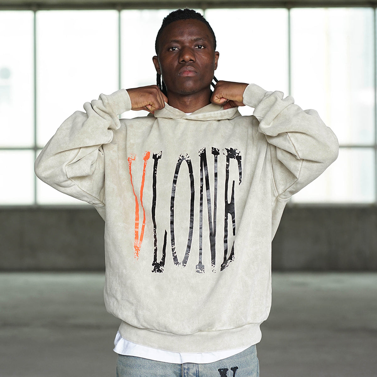 VLONE Live Alone Die Alone Hoodie 'Wheat Orange' VLHD24003-BE