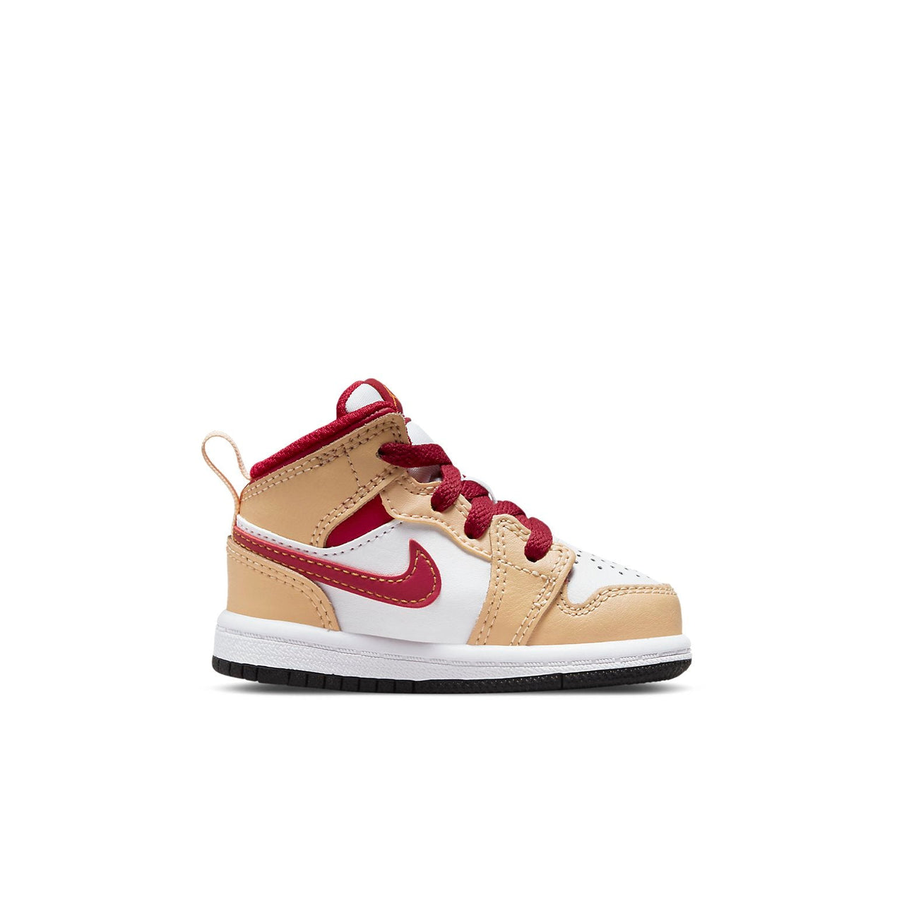 (TD) Air Jordan 1 Mid 'Light Curry Cardinal Red' 640735-201