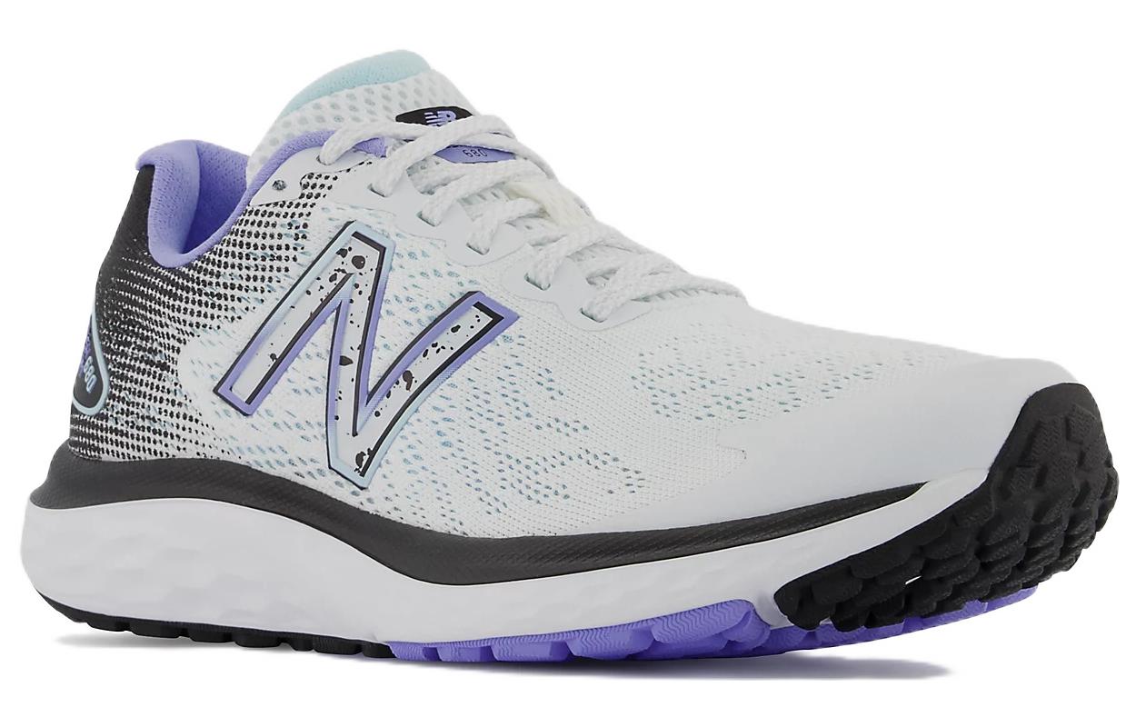 (WMNS) New Balance Fresh Foam 680 v7 'White Black Purple' W680NW7