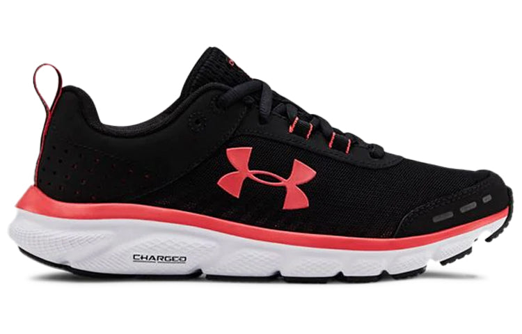(WMNS) Under Armour Charged Assert 8 Sports Shoes Black/Pink 3021972-003