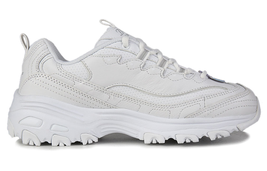 (WMNS) Skechers D Lites Casual Daddy Shoes White 66666248-WHT
