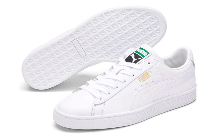 (WMNS) PUMA Basket Classic 21 'Triple White' 381759-01