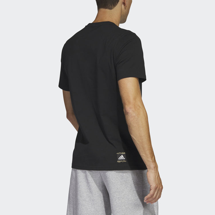 adidas Power Logo Foil T-shirt 'Black' IC1678