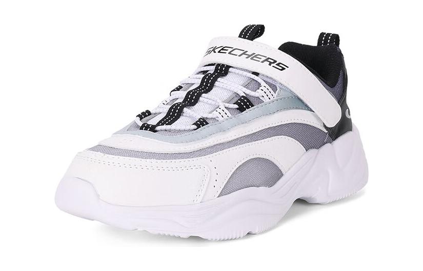 (GS) Skechers Lite Styles 'White Black Grey' 303903L-WBK