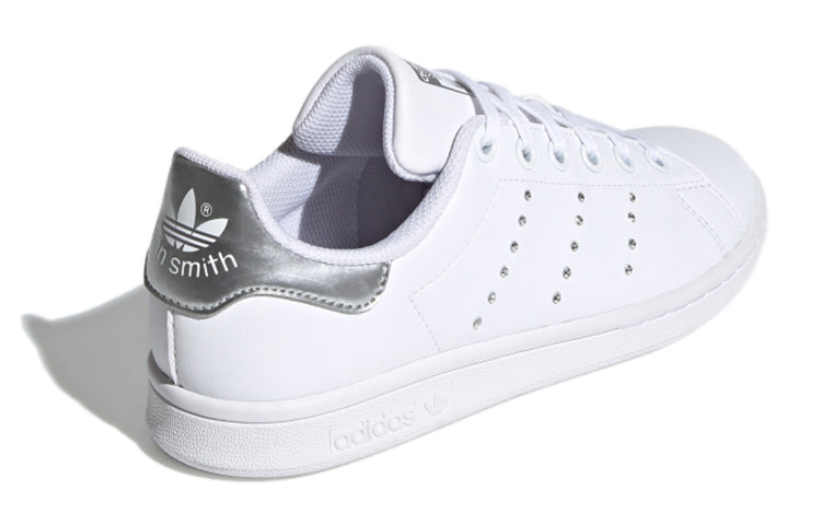 (GS) adidas Originals Stan Smith J Shoes 'White Silver' FW0745