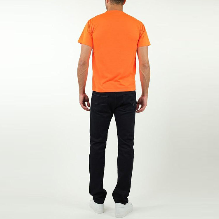 Balenciaga 'Hi My Name Is' T-Shirt 'Orange' 661705TKVK47513