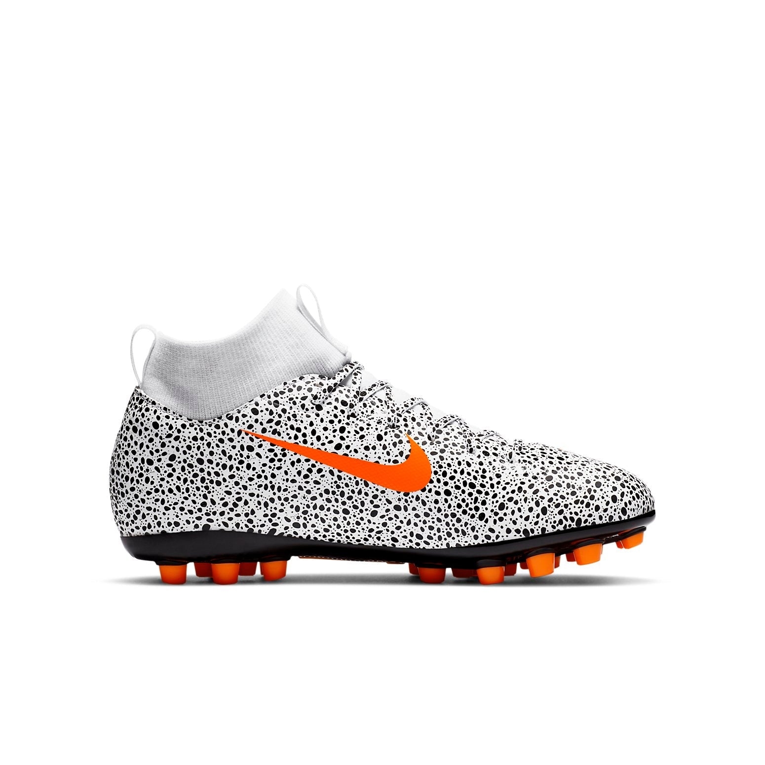(GS) Nike JR Mercurial Superfly 7 Academy AG 'Black White Yellow' CK0113-180