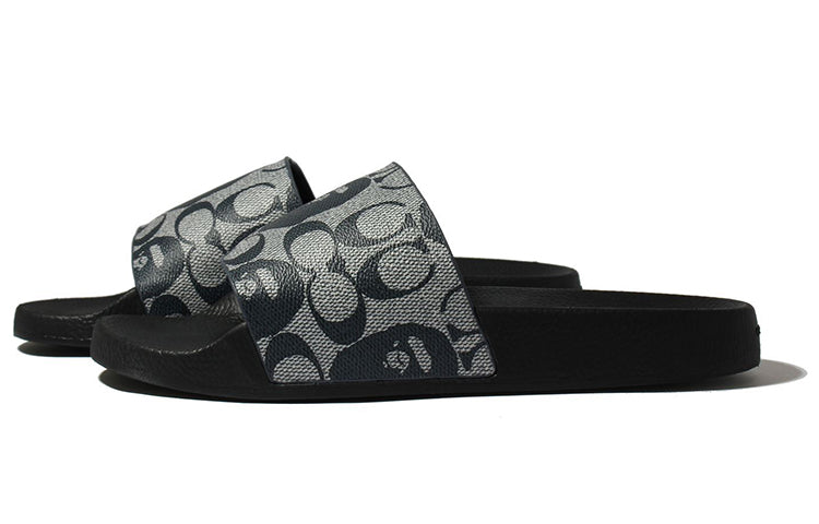 A BATHING APE x Coach Bape Slide 'Black Dark Grey' 1H73-191-904-BLUE