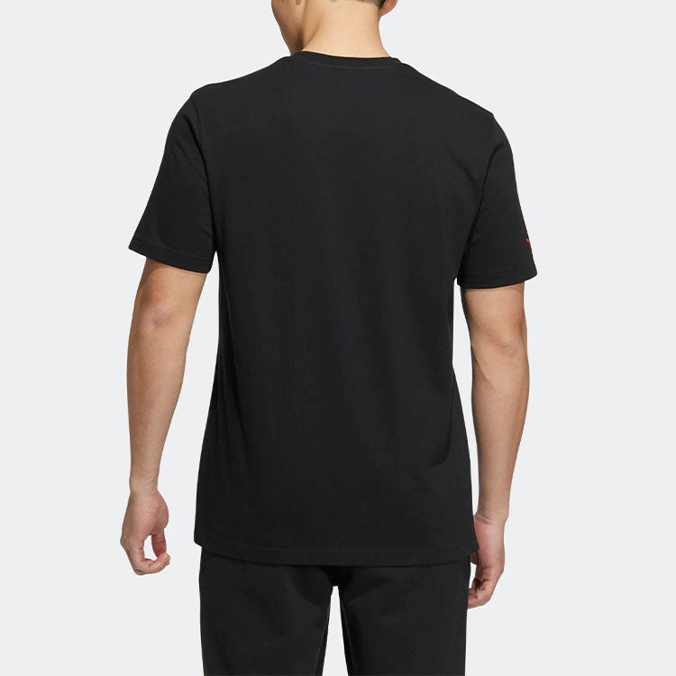adidas originals Graphic T-Shirts 'Black' H49574