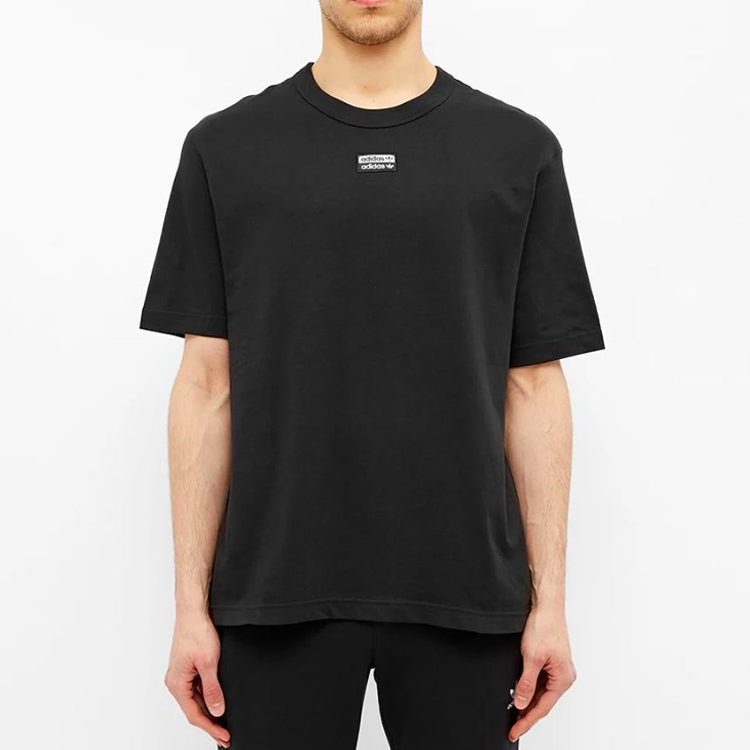adidas originals Men's Logo Short Sleeve Black FM2267