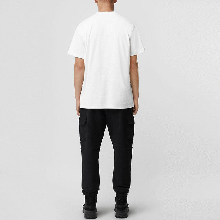 Burberry Logo Round Neck Short Sleeve White 80105371