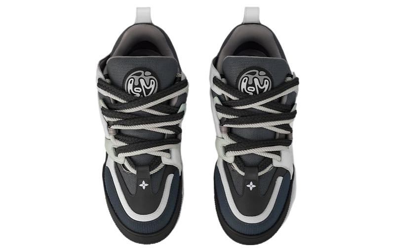 LOUIS VUITTON LV Skate Sneakers 'Black White' 1ABZ45
