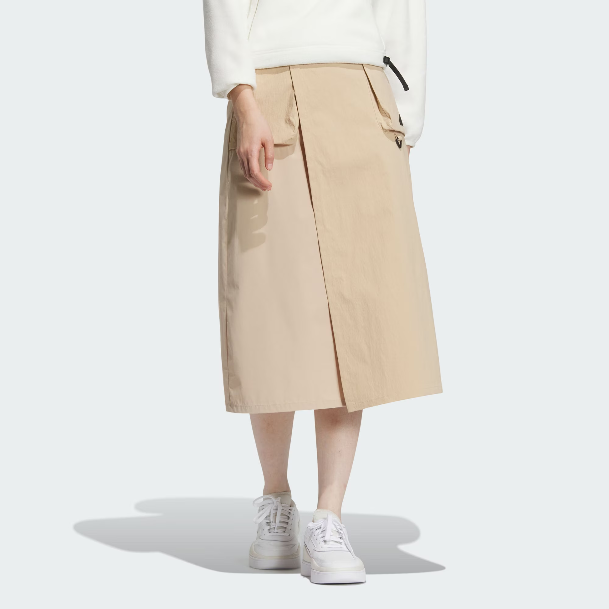 (WMNS) adidas City Escape Cargo Skirt Asia Sizing 'Beige' JE8586