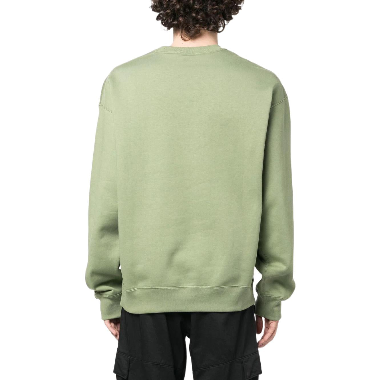 Nike Solo Swoosh Fleece Crewneck Hoodie 'Oil Green' DX1361-386