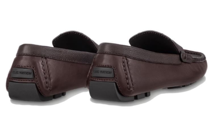 LOUIS VUITTON LV Monte Carlo Moccasins Shoes 'Brown with Top Monogram' 1AASFI