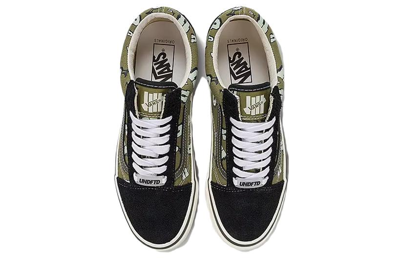 Vans x Undefeated Old Skool U-Man 'Black Green' VN0A4P3XGRN