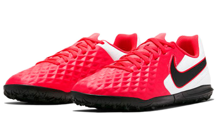 (GS) Nike JR LEGEND 8 Club TF Turf LASER CRIMSON 'White Red' AT5883-606