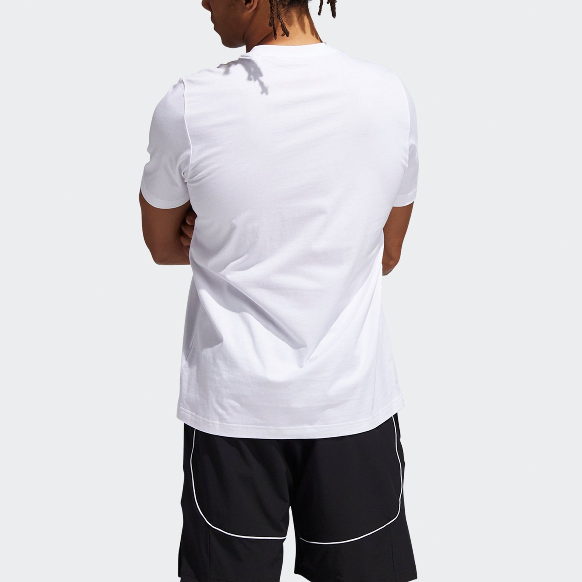 adidas China S2 Tee Casual Basketball Sports Breathable Short Sleeve White H43988