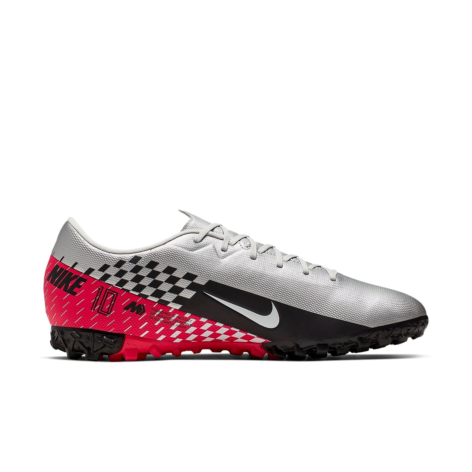 Nike Mercurial Vapor 13 13 Academy NJR TF 'Silver Red Black' AT7995-006