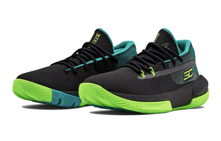 (GS) Under Armour SC 3ZER0 3 'Black Green' 3022117-003