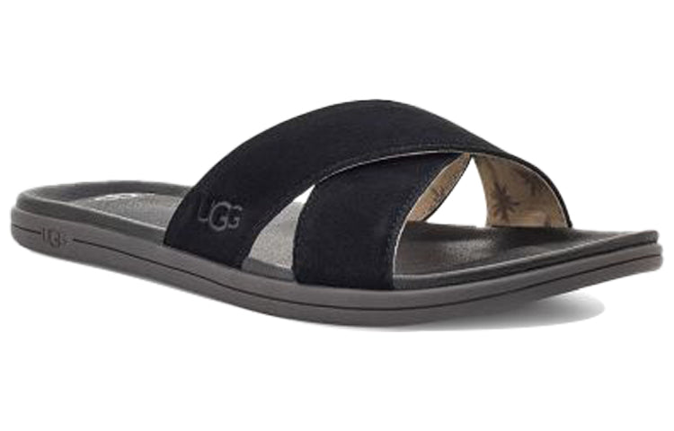 UGG Brookside Slide Beach Black Slippers 1113093-BLK