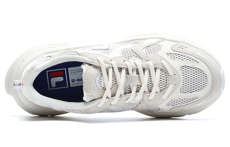 (WMNS) FILA FUSION Mars 2 Sneakers 'Beige White' T12W227328FWS