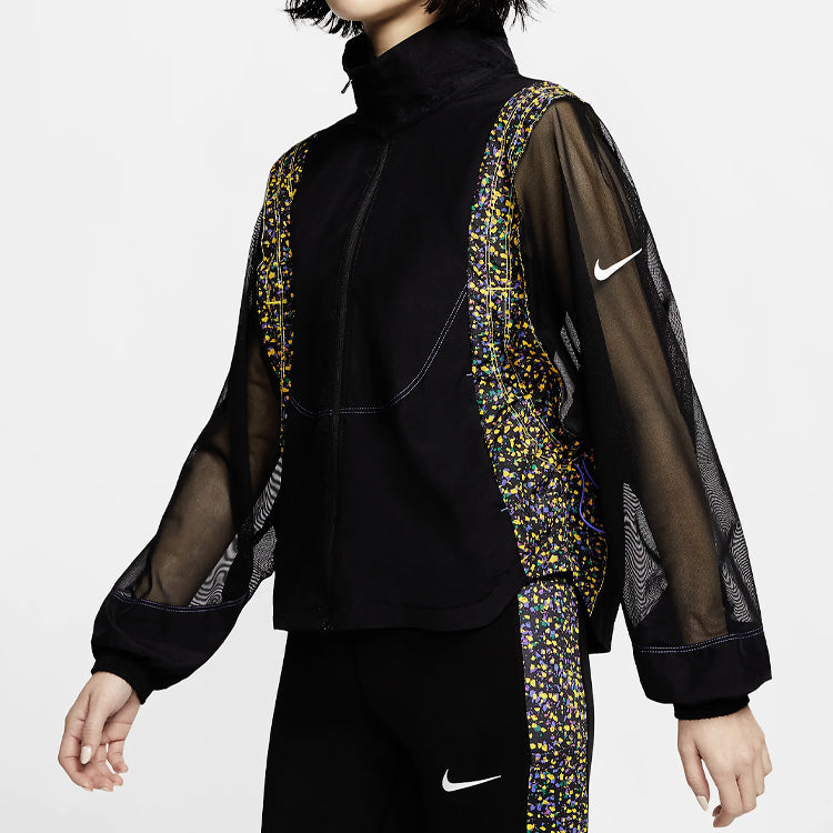 (WMNS) Nike Icon Clash Tennis Running Jacket 'Black' CJ2434-010