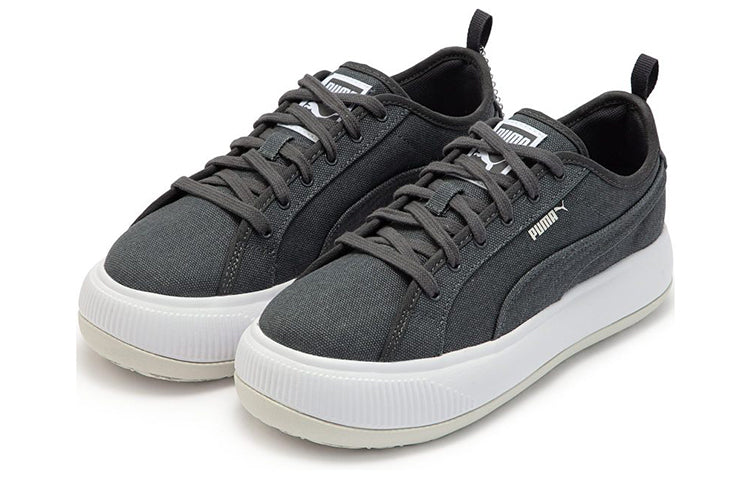 (WMNS) PUMA Suede Mayu Canvas 'Ebony' 383165-03
