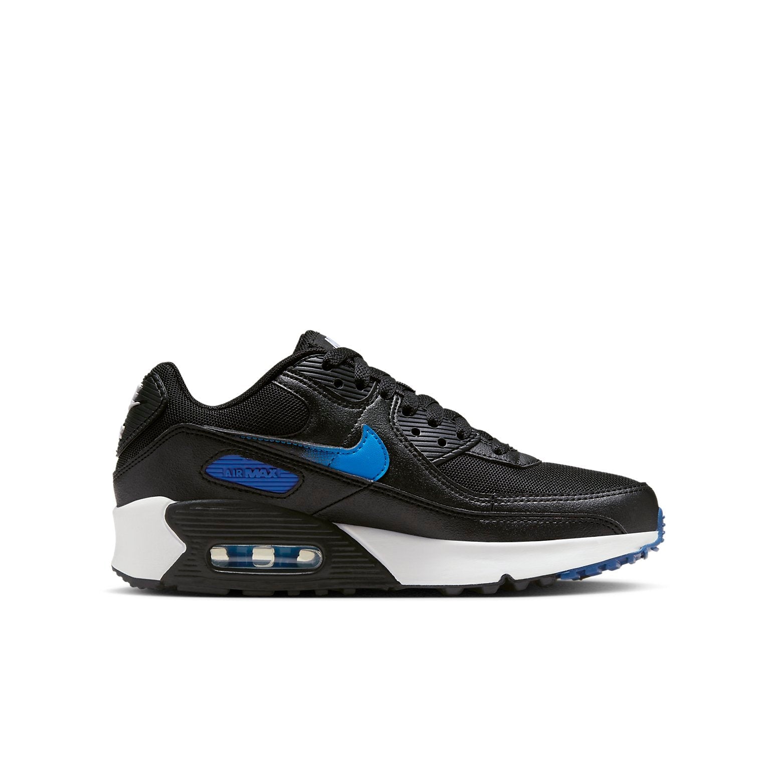 (GS) Nike Air Max 90 'Black Photo Blue' FZ4355-001