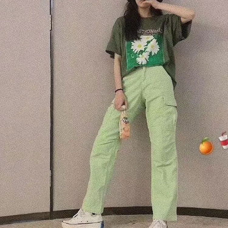 Travis Scott Unisex Cactus Jack Astroworld Printing Green TC-41