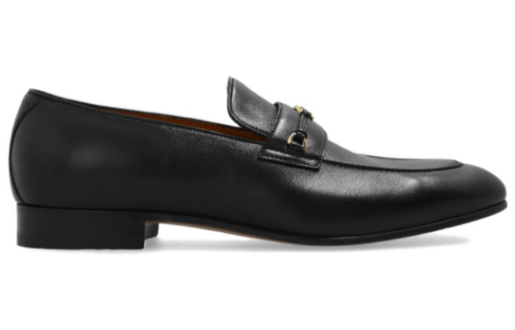 Gucci Loafer with Interlocking G 'Black Leather' 738468-AABUV-1000