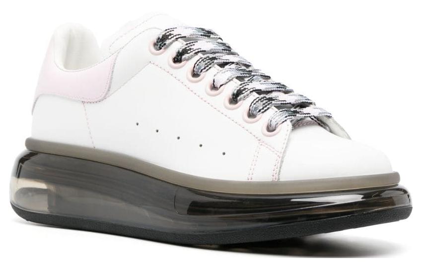 (WMNS) Alexander McQueen Larry Oversized Sneaker 'Clear Sole White Black' 718255WIE818845