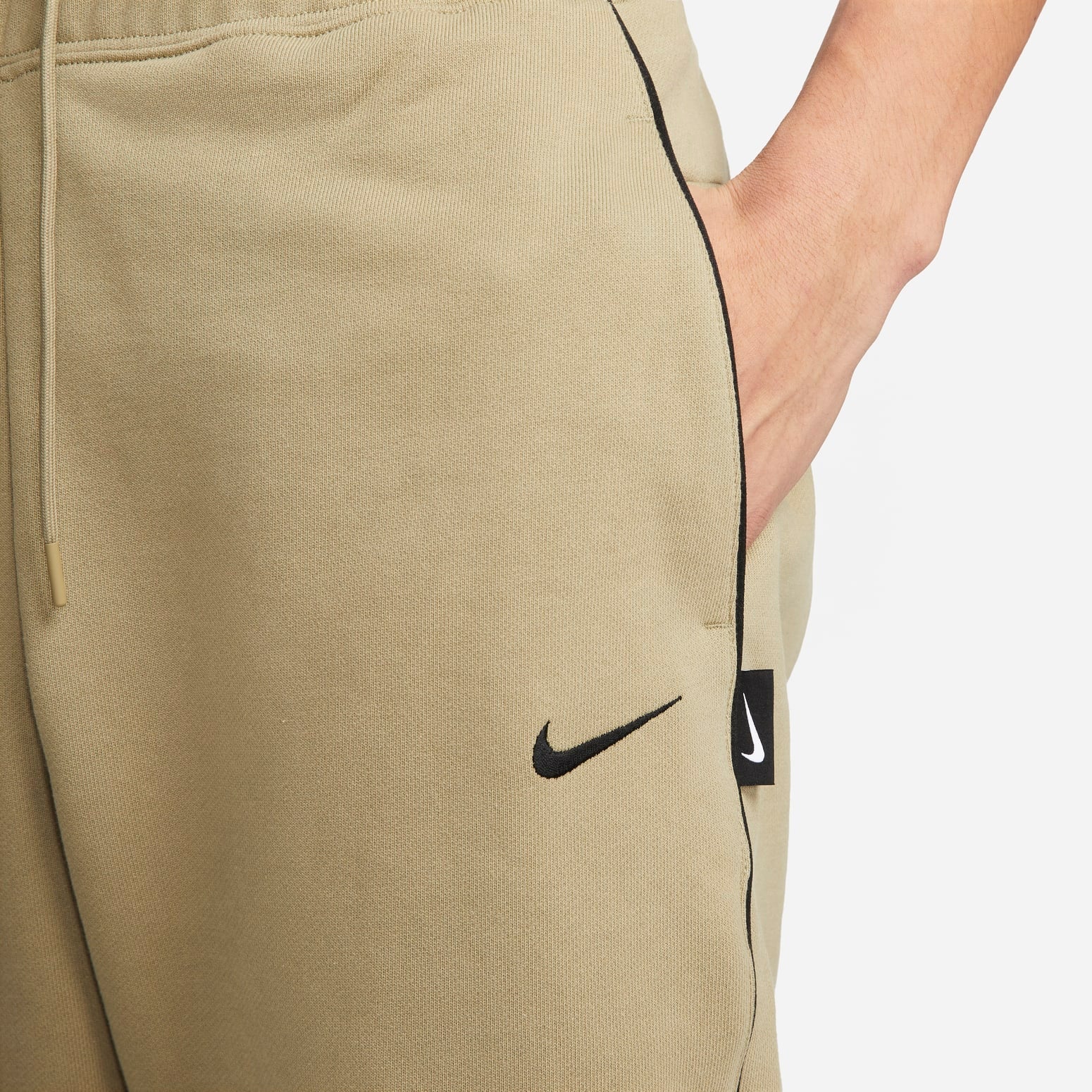 Nike Sportswear Big Swoosh Sweatpants (Asia Sizing) 'Nautral Olive Light Bone' DX0565-276