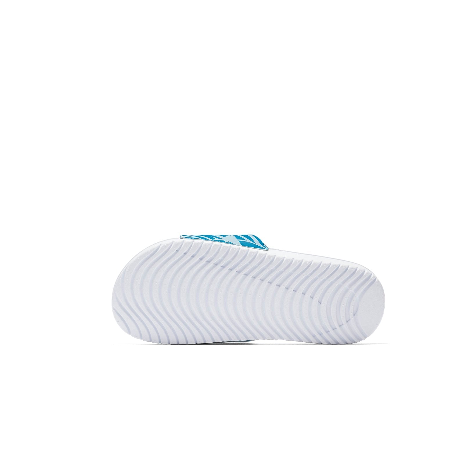 (GS) Nike Kawa Slide Print White Blue Slippers 'White Blue' 819359-101