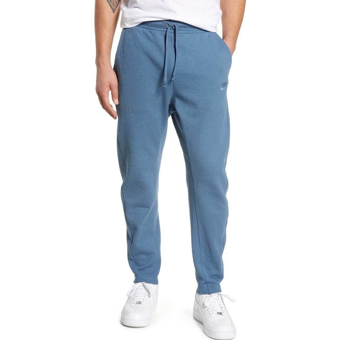 Nike Sportswear Tech Jersey Sweatpants 'Washed Blue' AR3190-418