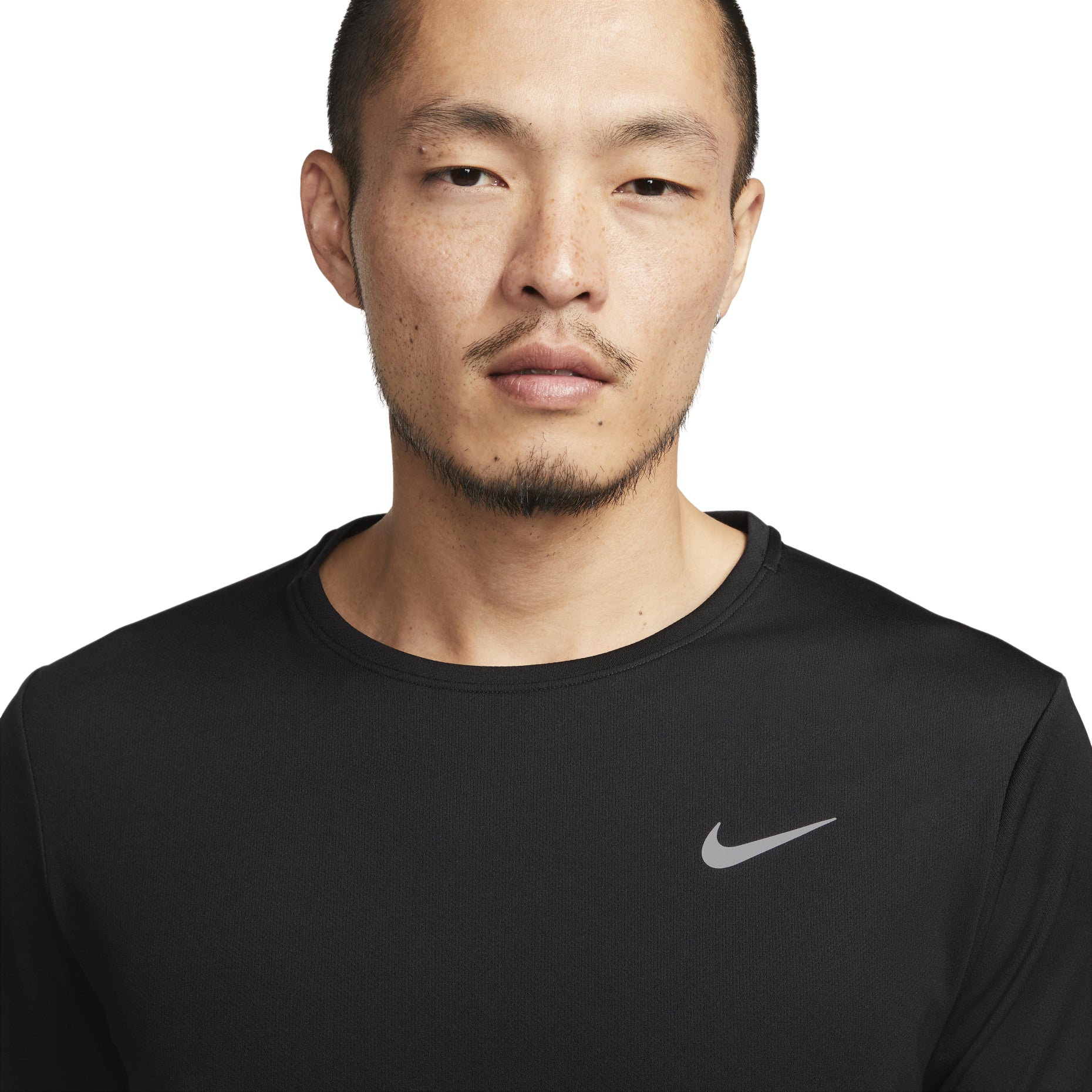 NIKE DRI-FIT UV MILER MEN'S SHORT-SLEEVE RUNNING TOP 'Black' DV9316-010