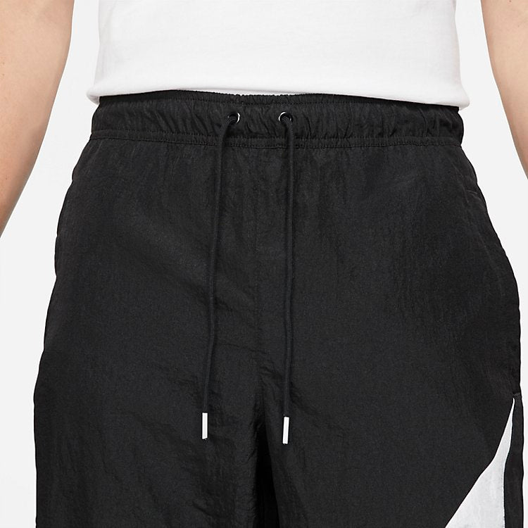 Nike Sportswear Swoosh Woven Lined Sweatpants 'Black White' DD5969-010