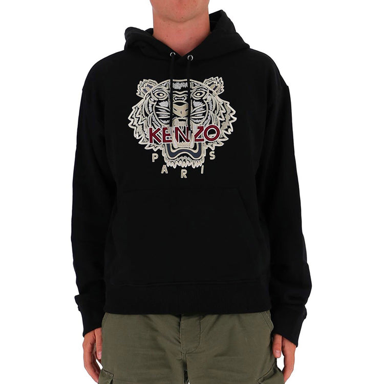 Men's KENZO Tiger Head Embroidered Black FA65SW3114XV-99