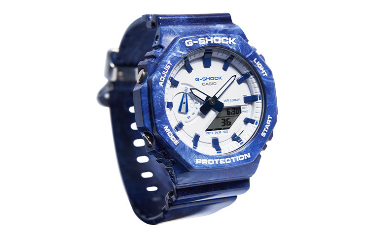 CASIO G-Shock Analog-Digital 'Blue' GA-2100BWP-2APFQ