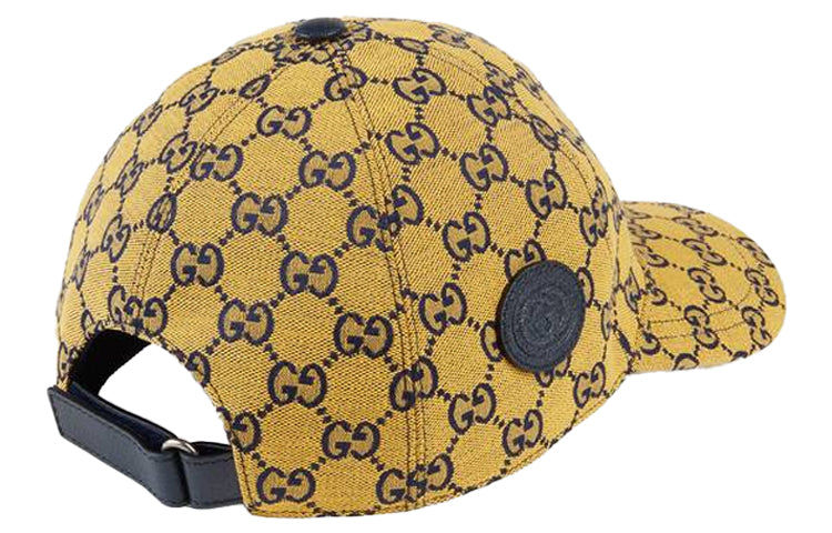 Gucci GG Multicolor Canvas Baseball Hat 'Yellow Blue' 658532-4HG62-7068